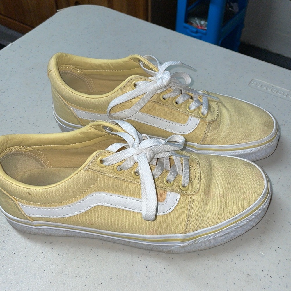 Yellow old school vans